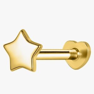 Gold Star ✨ Stud Earring - Cute Star ✨ Design 925